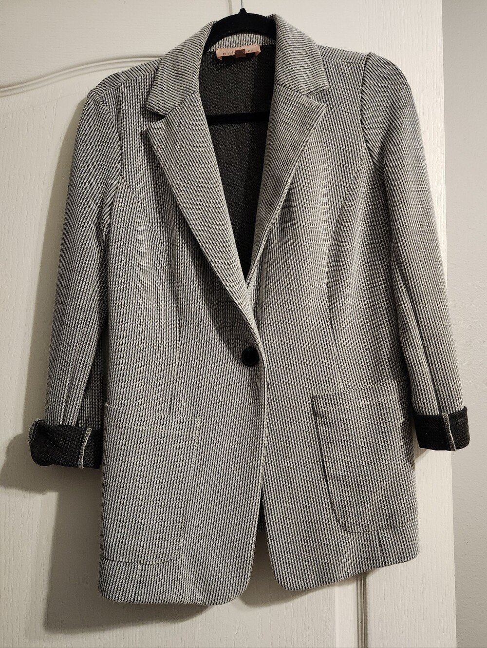 Striped Blazer With REAL Pockets
